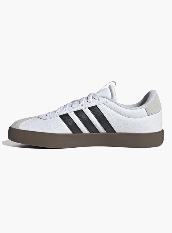 adidas Women's VL Court 3.0 Sneaker (Wonder Silver/Off White/Gum)