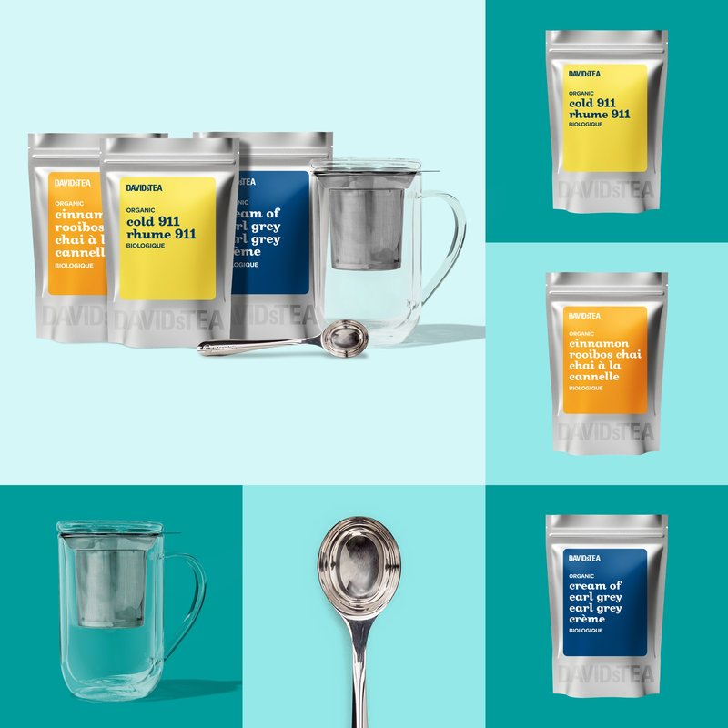 DAVIDsTEA Welcome Starter Kit Tea Bundle