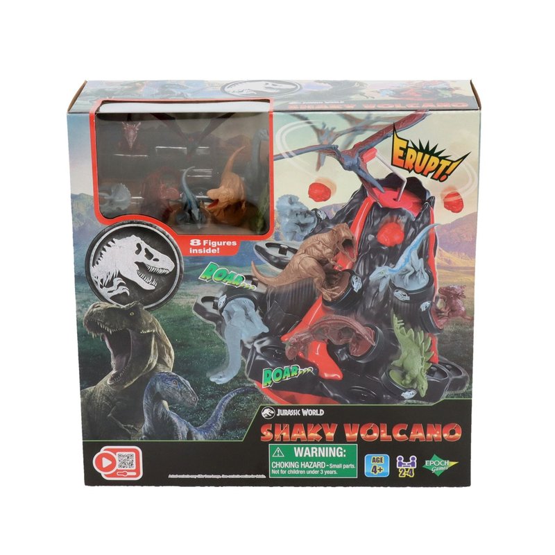 Epoch Games Jurassic World Volcano Quake Balancing Game (Ages 4+)