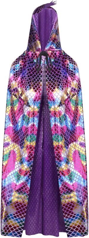 HAOZAIKEJI Halloween Dinosaur Costume Cape - Dragon Hooded Cloak