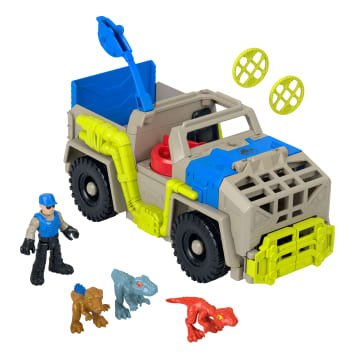 Imaginext Jurassic World Track & Transport Dino Truck (8-Piece)
