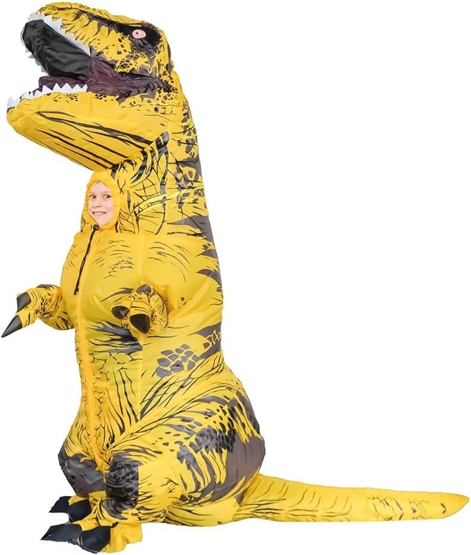 Inflatable T-Rex Dinosaur Costume for Kids