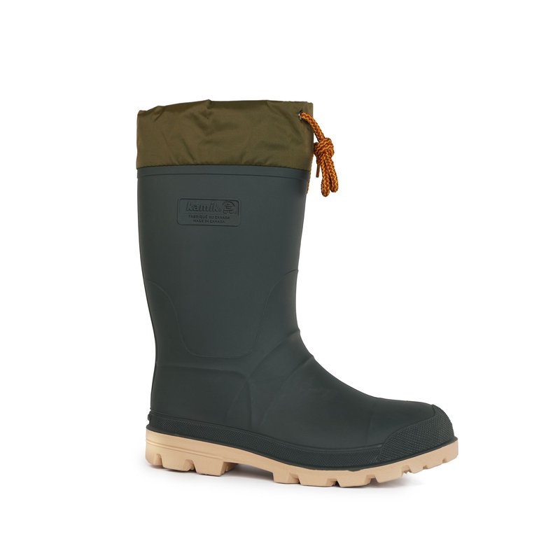 Kamik Men's Ramrod Canadian-Made Waterproof Winter Boots, Green