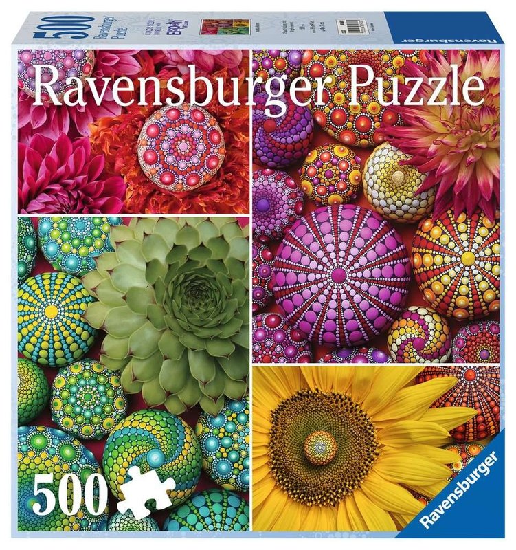 Ravensburger Mandala Blooms Jigsaw Puzzle 500pc
