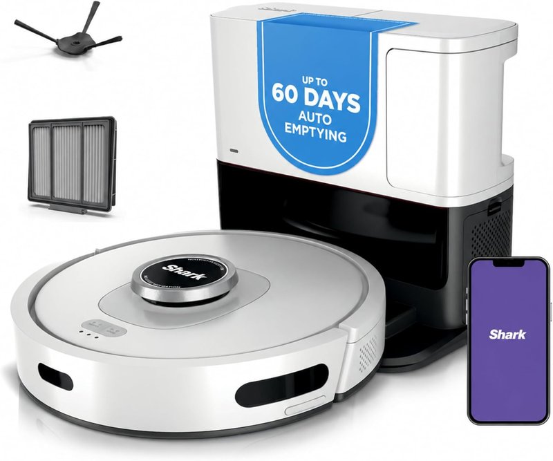 Shark AV2511AE AI Robot Vacuum with XL Self-Empty Base, Bagless, 60-Day Capacity, LiDAR