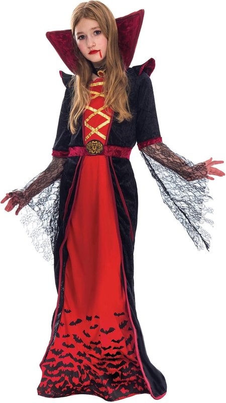 Spooktacular Creations Royal Vampire Girls Costume, Medium 8-10 (Amazon.ca)