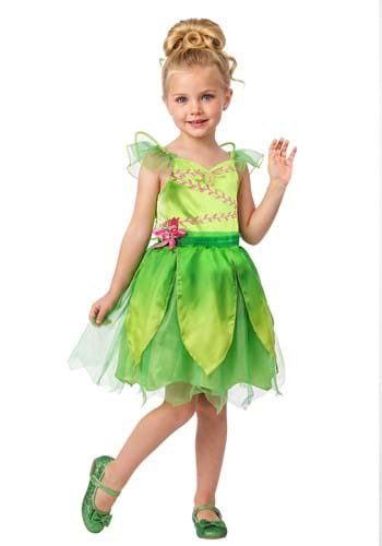 Tinker Bell Girl's Green Costume Dress